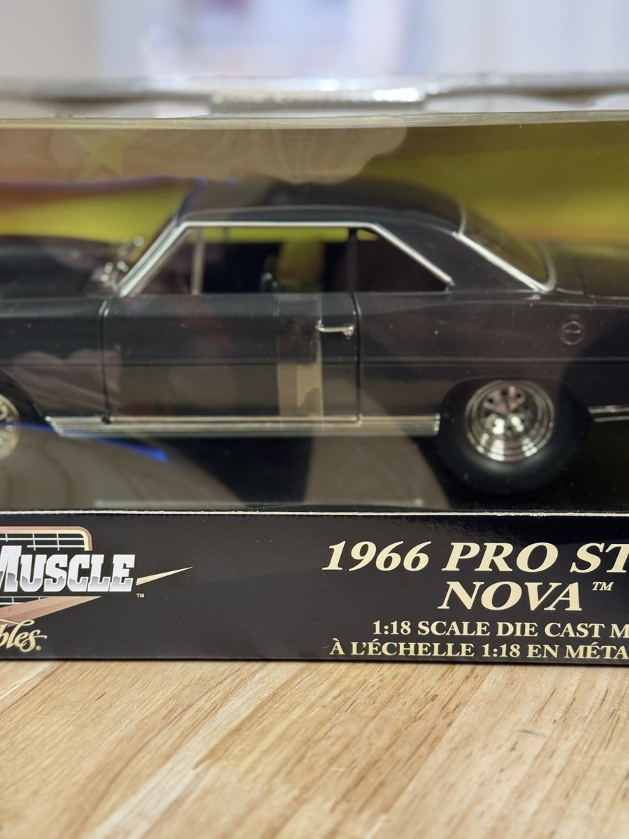 American Muscle 1966 Pro Stock Nova 1:18 Scale New Black L.E. 1