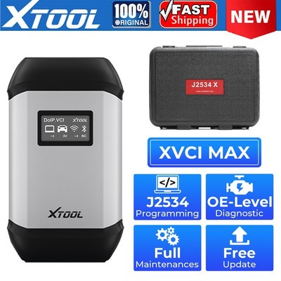 XTOOL XVCI MAX J2534 X Programming OBD2 Scanner Auto Diagnostic ECU Coding Tool