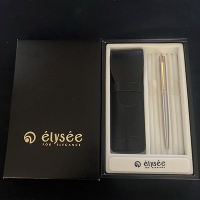 Elysee FOR ELEGANCE Stainless Oil-Based Twist Ballpoint Pen New & Unused