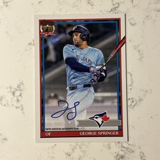 George Springer Autographs Added to 2014 Topps Products 7