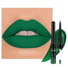 evpct 1Pcs Forest Green Matte Lip Liner  Liquid Lipstick Stain Makeup Set for...