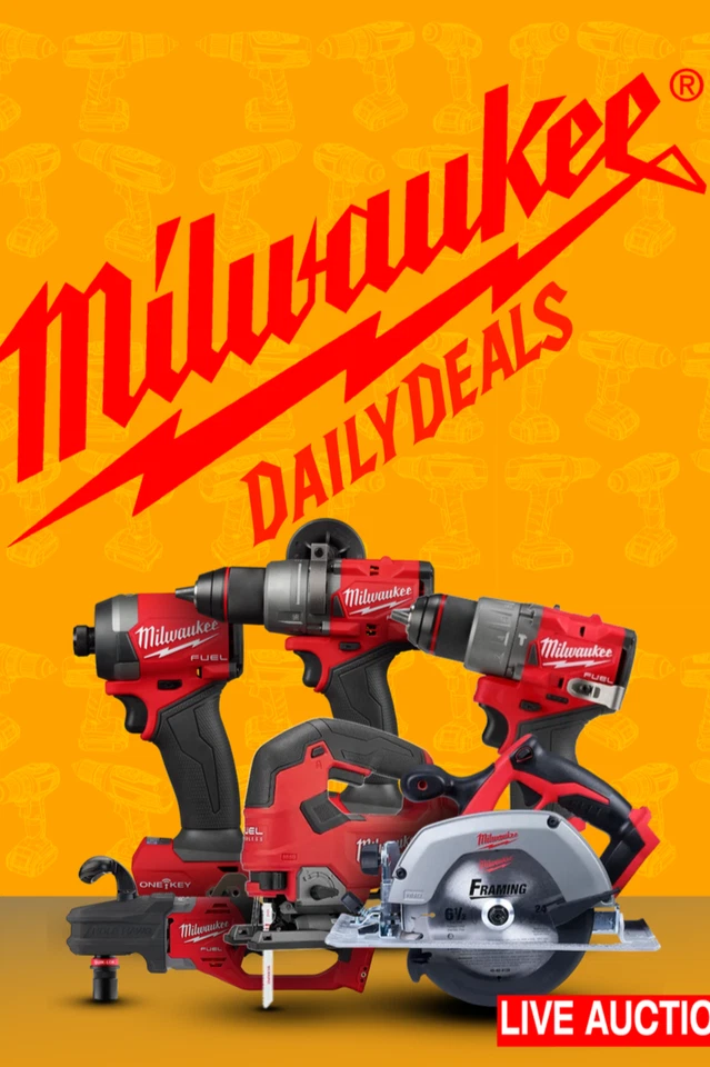 $1 Milwaukee Power Tools New Sudden Death