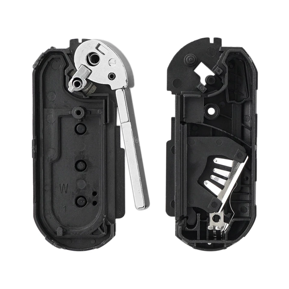 Para 2012 2013 2014 2015 2016 2017 Fiat 500 Llavero Abatible Estuche Remoto + Hoja Herramienta Foto 4 de 4