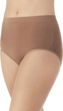 Vanity Fair Womens Comfort Seamless Brief Panty Size 8/XL