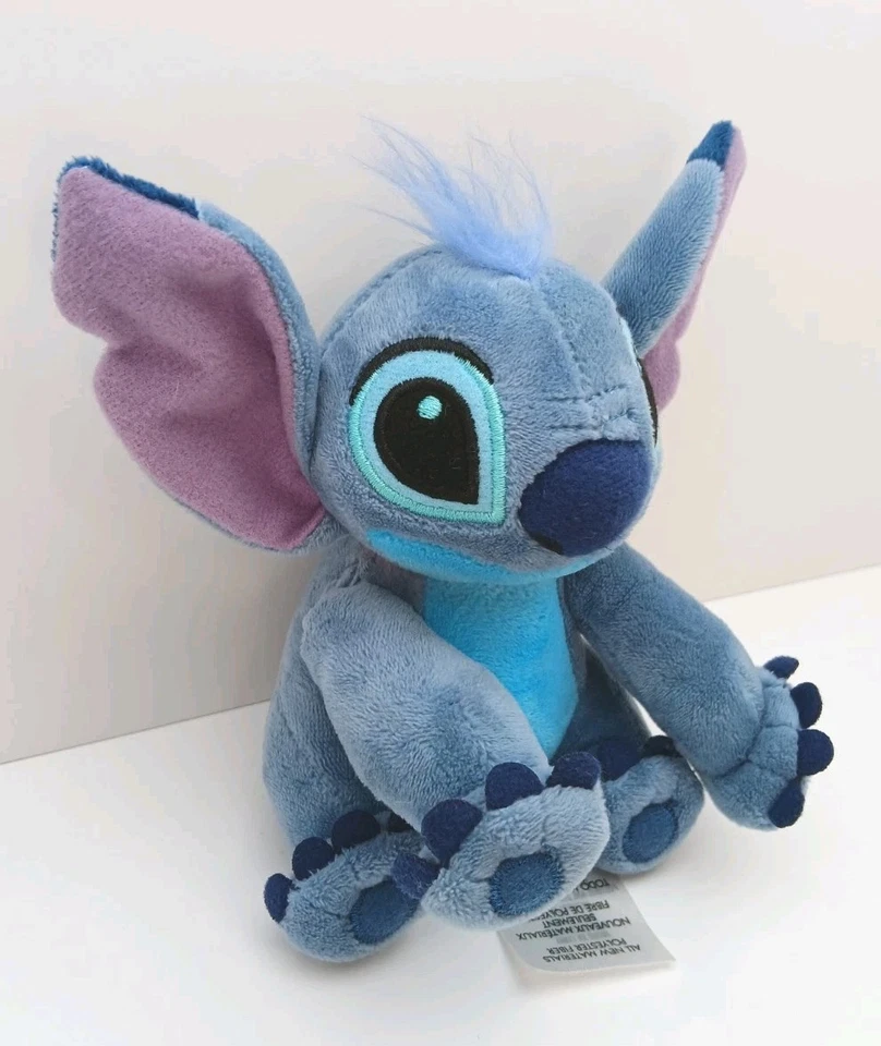 Disney Collection Lilo & Stitch Small Blue Stitch 5.5" Plush Stuffed Animal Toy - Image 3 of 4