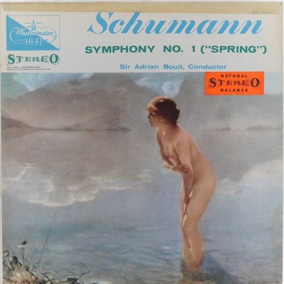 ADRIAN BOULT PHILHARMONIC Symphony 1 Spring WESTMINSTER WST 14013 VG+ 1958 LP