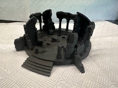 Grimdark Wargaming Large Gothic Ruin Shrine Terrain