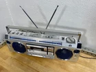 rare SANYO M7950K STEREO CASSETTE RADIO RECORDER PLAYER BOOMBOX Ghetto Vintage