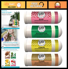 Essential Oil Smell Training Kit - Nasal Inhalers for Olfactory Therapy, Aromath