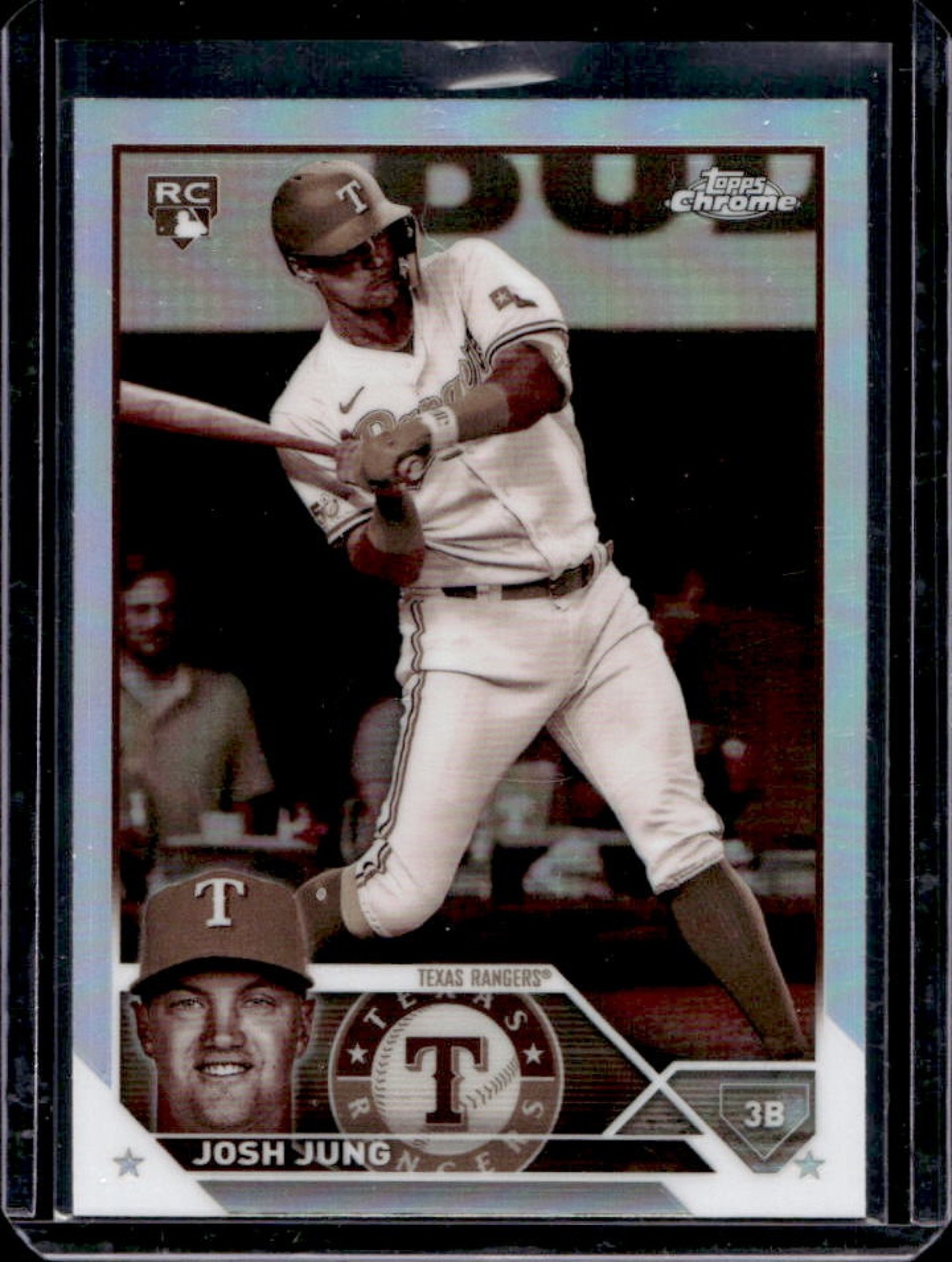 2023 Topps Chrome Josh Jung RC Sepia Refractor Rookie #93 Rangers