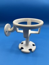 Vintage Porcelain Bathroom Cup and Toothbrush Holder