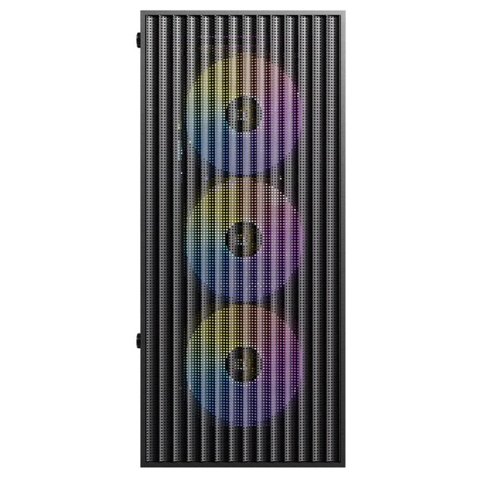 Antec AX27 RGB Elite ATX Mid-Tower Gaming PC Case - Black - 4 RGB Fans - Image 3 of 4