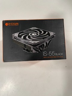 ID COOLING IS 55 BLACK 55mm Low Profile CPU Cooler Hydraulic AM4 LGA1700