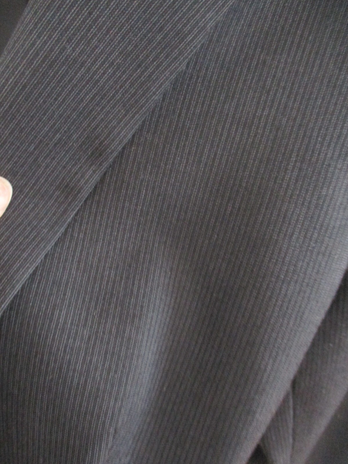 Halogen modern lined blazer  jacket pinstripe cha… - image 3