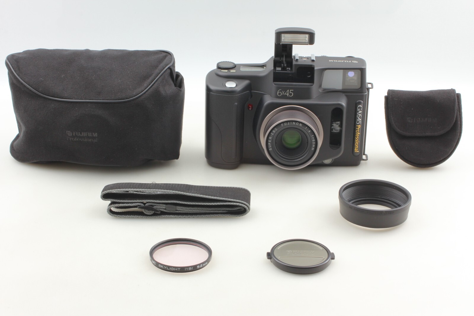 Fujifilm GA645 Pro Medium Format Film Camera TOP MINT Hood Japan CT017