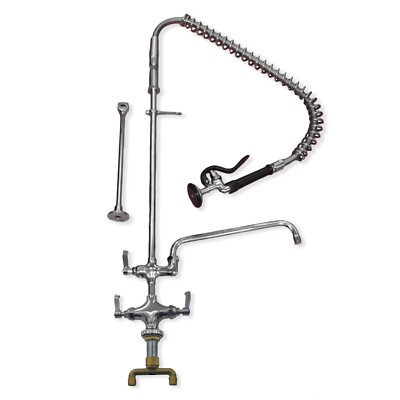 AQUAJET AJPR20-BF2 KOMPLETTES VORSPÜLSET EINZELSOCKEL & 12'' SCHÜSSELFÜLLHAHN