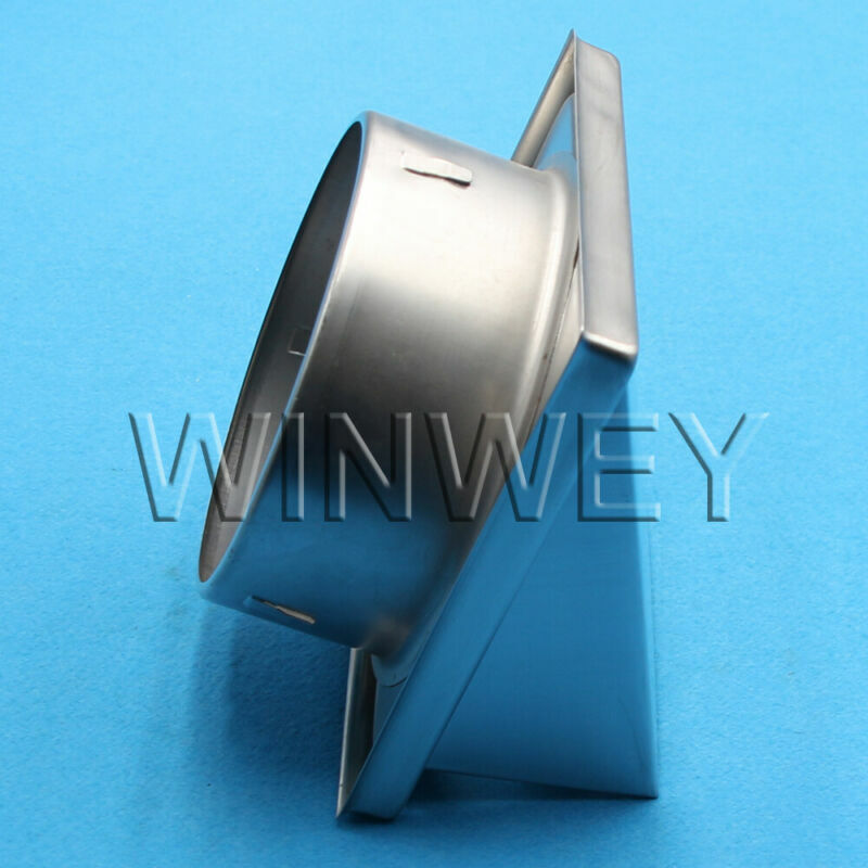 100 125 150mm Stainless Steel Wall Air Vent Metal Cover Outlet Exhaust