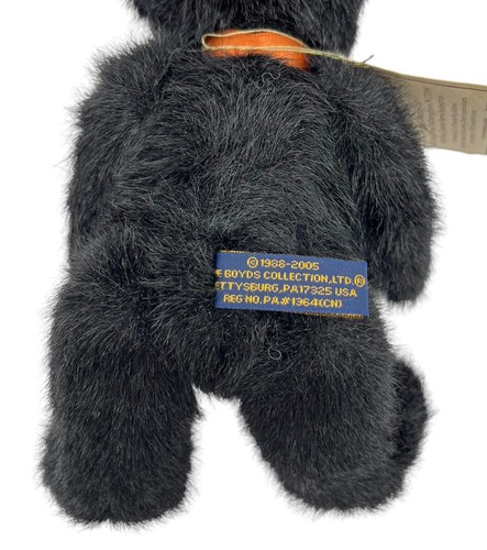 Boyds Bears Bonnie 2005 Head Bean Collection Black Halloween Bear Witch - Picture 6 of 9
