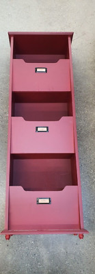 3 Tier Floor or Wall Standing Rack Brochure Magazine Document Bin Mail Holder