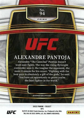 2022 Panini Select UFC Silver Prizm Parallels (You Pick) Rookies (RC) & Veterans - 第 69/103 張圖片