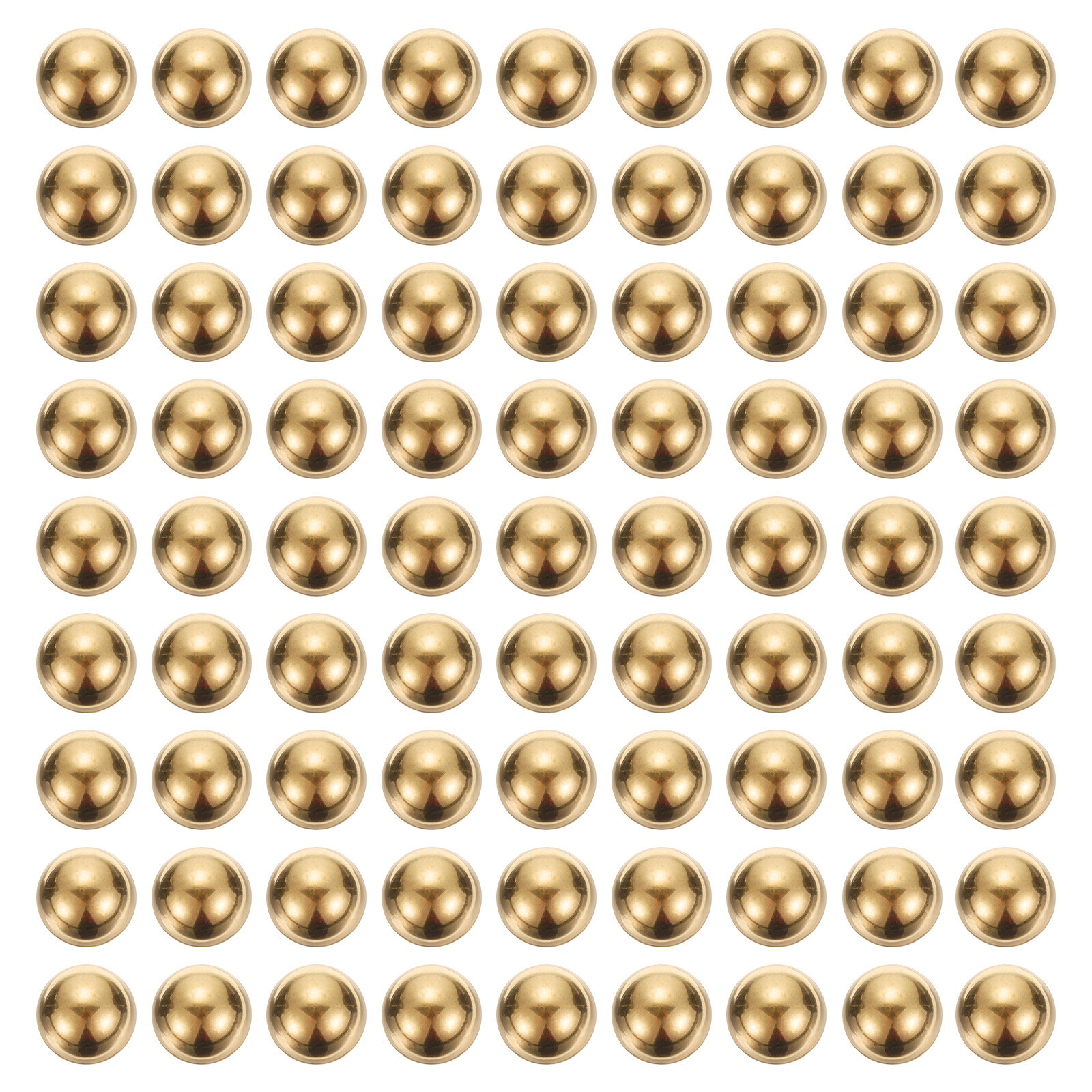 100pcs Precision Solid Brass Bearing Balls 3.5mm Industrial Brass Ball Spheres