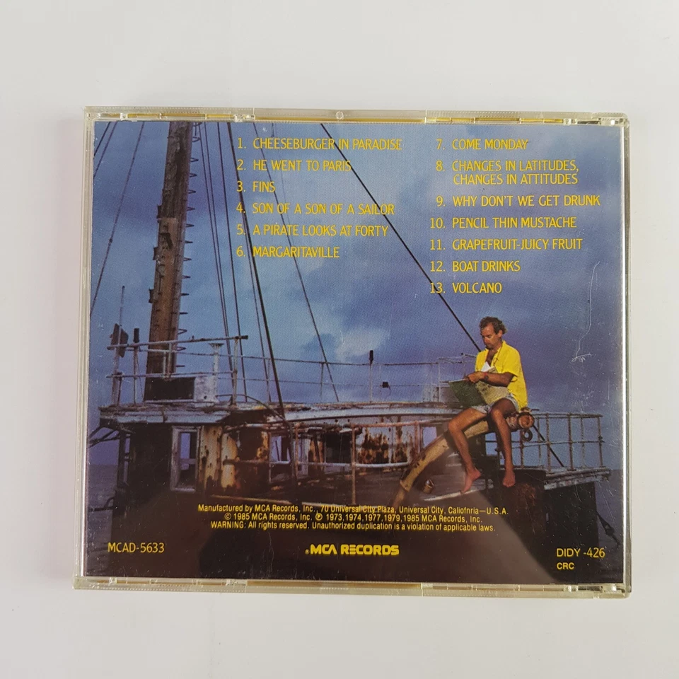 Jimmy Buffett Cheeseburger In Paradise He Went To Paradise Come Monday 1985 CD - Image 2 of 4