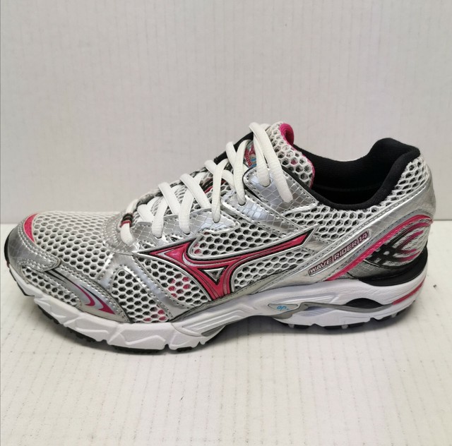 Women's Mizuno Wave Rider 14 Shoes Running Pink/Silver Size 6 eBay