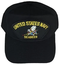 USN NAVY SEABEES HAT CAP CAN DO CB CONSTRUCTION BATTALION ENGINEER VETERAN