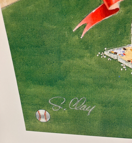 1983 MLB ALL STAR BASEBALL GAME COMISKEY PARK COLOR POSTER 22x33 - Picture 2 of 9