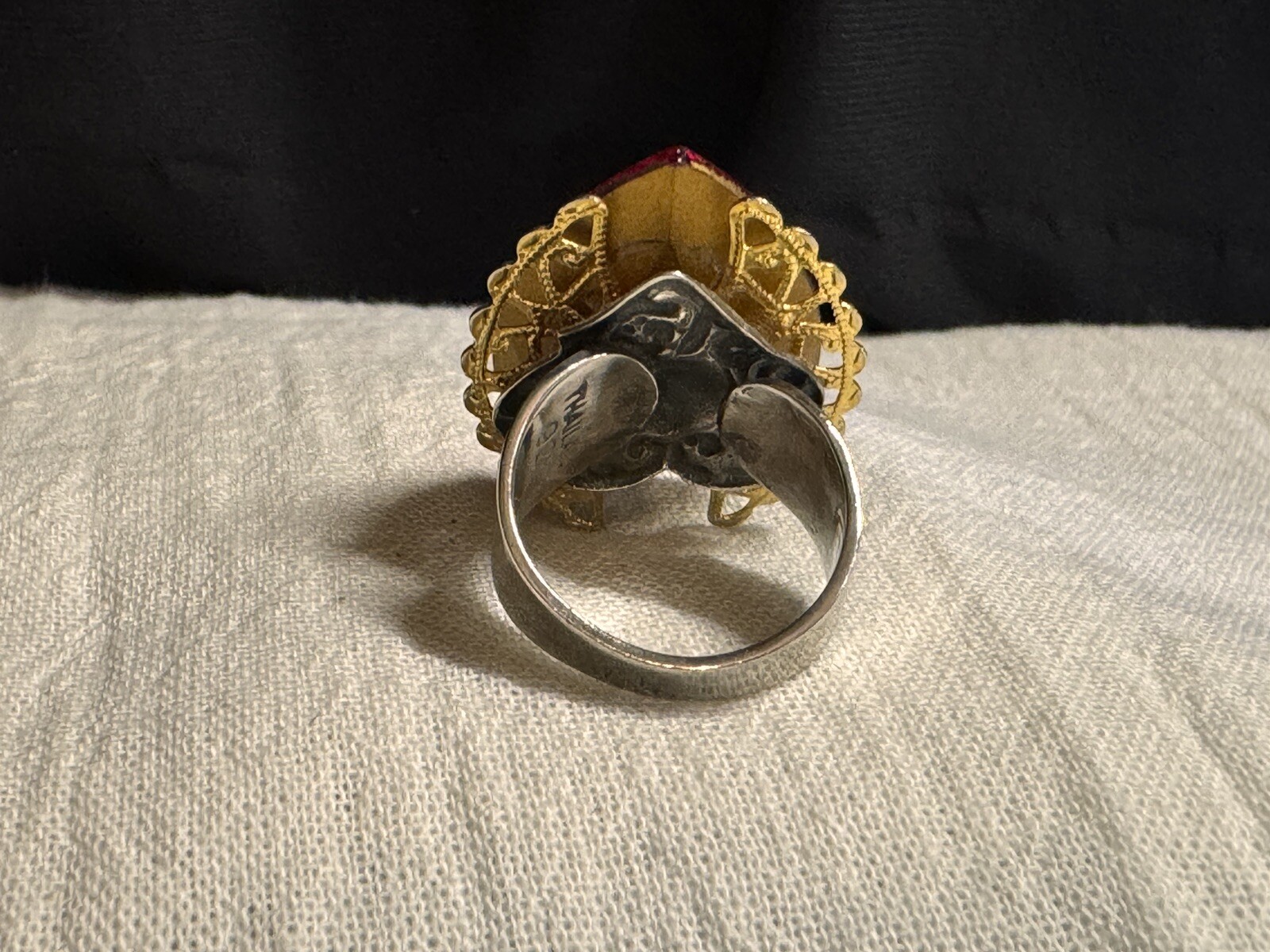 Statement Cocktail Ring Custom Design Brilliant R… - image 4