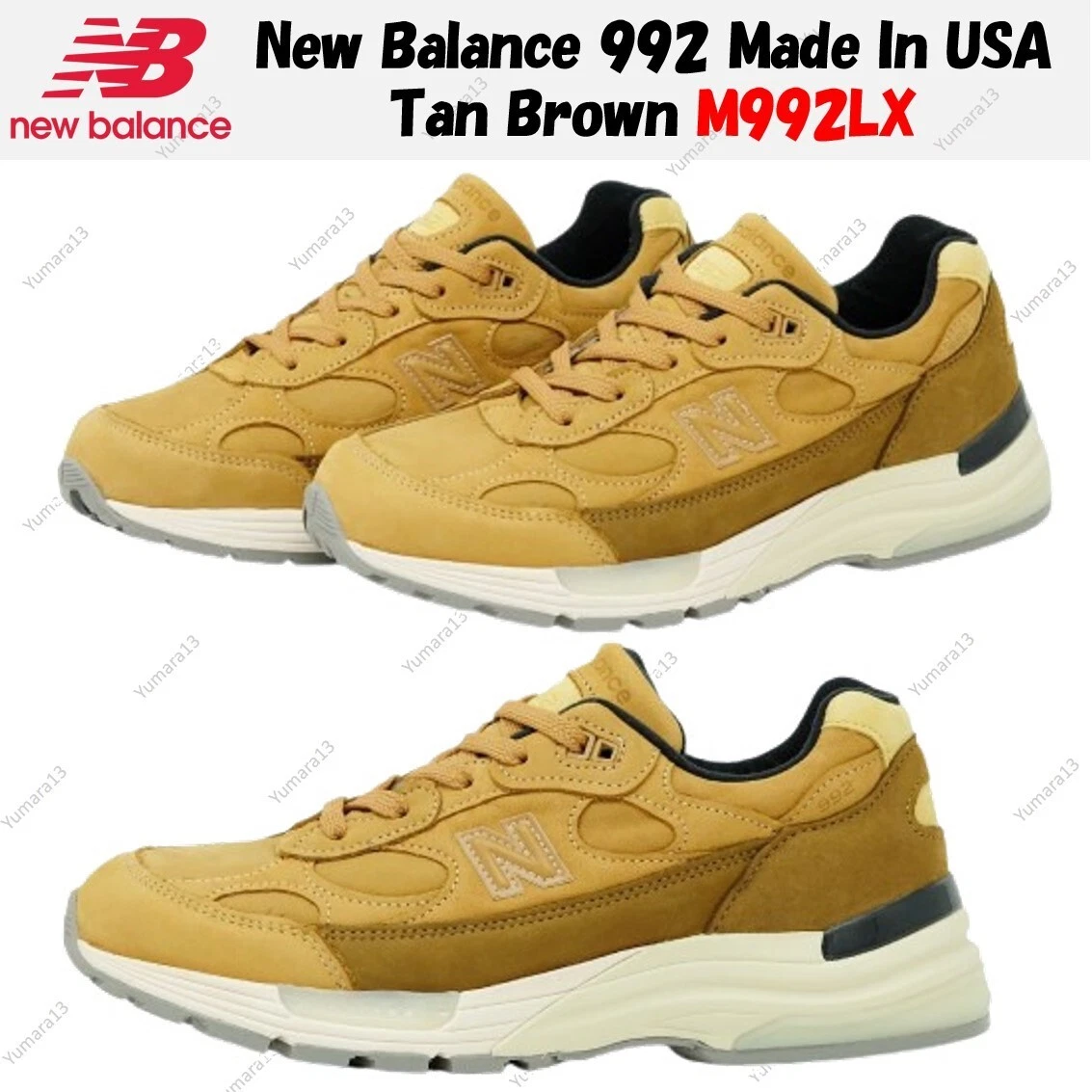 New Balance 992 Made in USA Tan | eBay