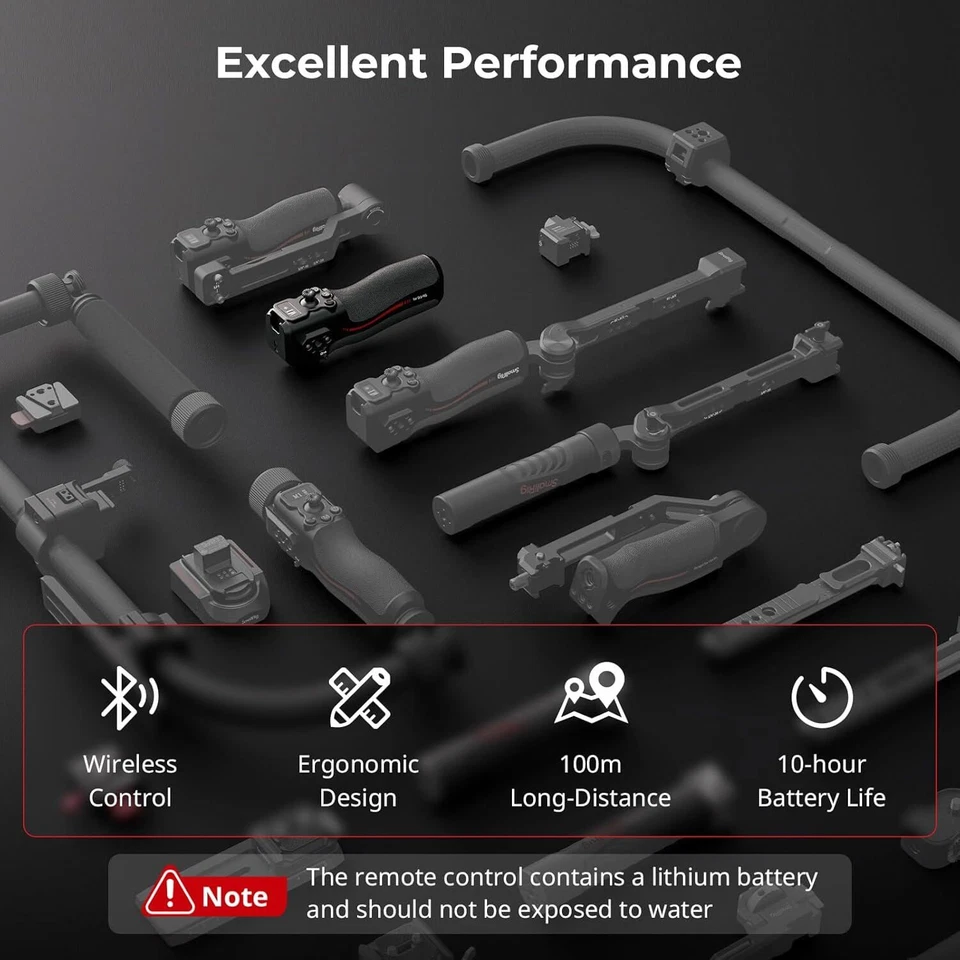 SmallRig Handle with Follow Focus for DJI RS 2 / RS 3 Pro / RS 4 /RS 4 Pro - Image 3 of 4