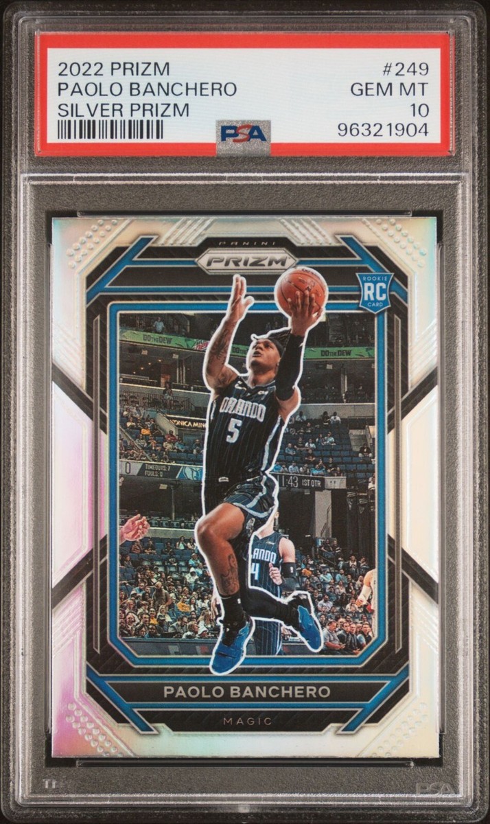 NBA PRIZM PAOLO BANCHERO ROOKIE PSA 10