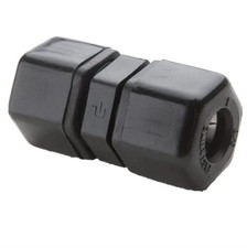 Parker Hannifin P4UC4 Fast & Tite Polypropylene Union nnector Fitting, 1/4"