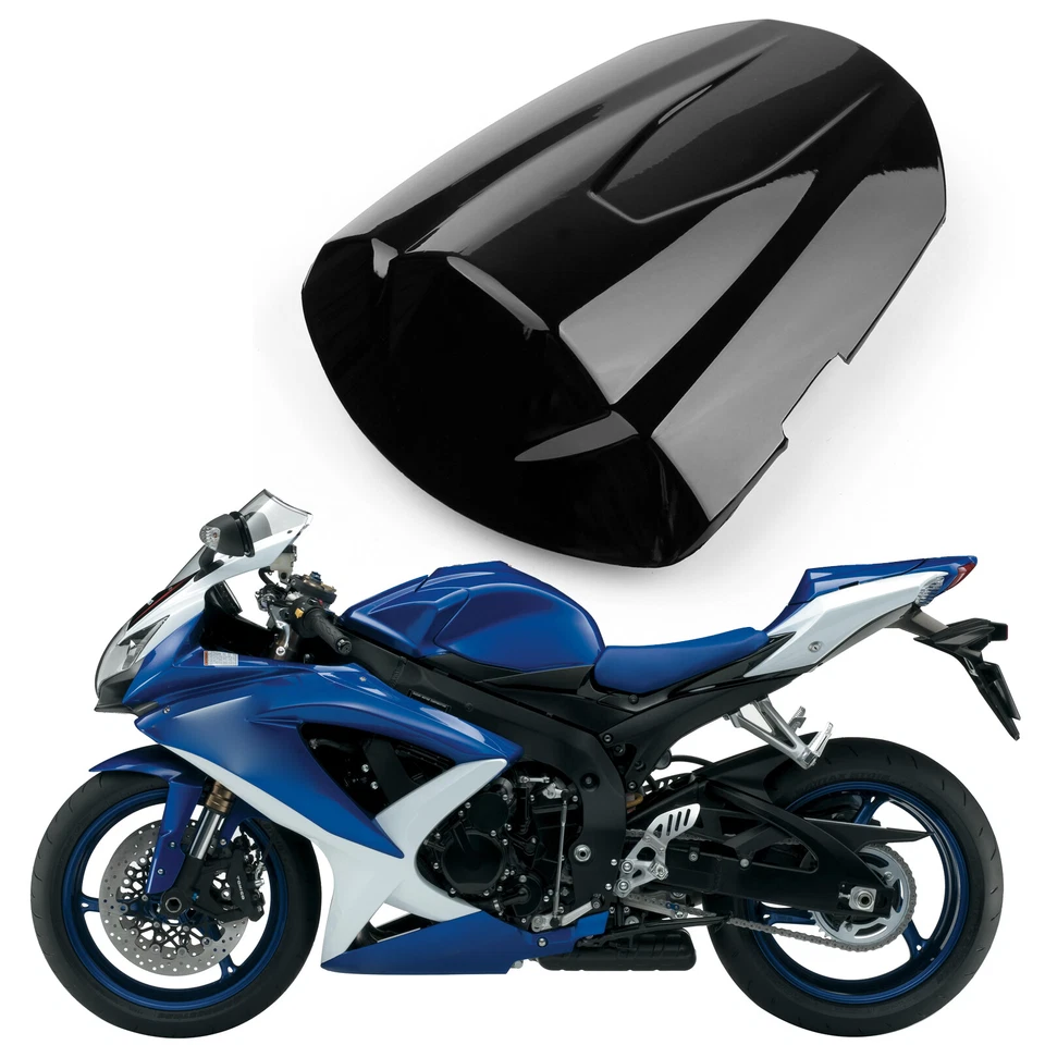 Rear Seat Cover cowl Fit For Suzuki GSXR600 GSXR750 2008-2009 K8 Black EO - Image 3 of 3