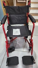 Medline Transport Wheelchair - Red