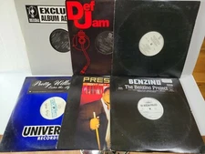 Lot Of 6 Hip Hop LP Promo Records - Presha, Benzino, Snoop Dogg, How High,Beanie