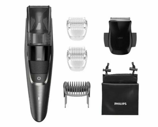New Philips Norelco Cordless Vacuum Beard Trimmer 7500 with 20 Length Settings