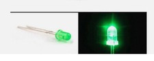3pc - 5mm GREEN LED - USA SHIPPER