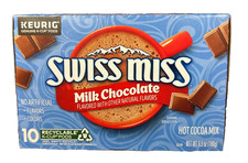Swiss Miss Milk Chocolate Hot Cocoa Keurig K Cups 6.5 oz 10 ct
