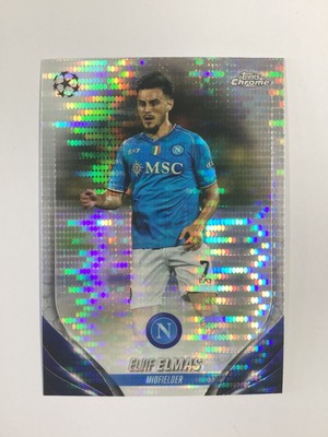 Topps Chrome UCC CHAMPIONS LEAGUE 2023/24 ELJIF ELMAS SSC NAPOLI PULSAR