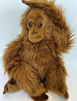 Hansa Orangutan Vintage 2000 NWT Plush Primate Realistic