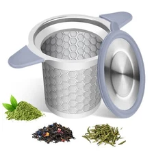 Extra Fine Mesh Tea Infuser/ Strainer for Loose Tea, Stainless Steel Tea Steeper