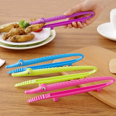 Silicone Cooking Kitchen Tongs Food BBQ Salad Bacon D4P6 Hot Steak L1 H0N0