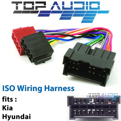 fit Kia Carnival ISO wiring harness adaptor cable connector lead loom