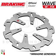 WF4505 DISCO FRENO POSTERIORE BRAKING WAVE W-FIX HUSABERG FE 400 2000 - 2003 Foto 2 de 4