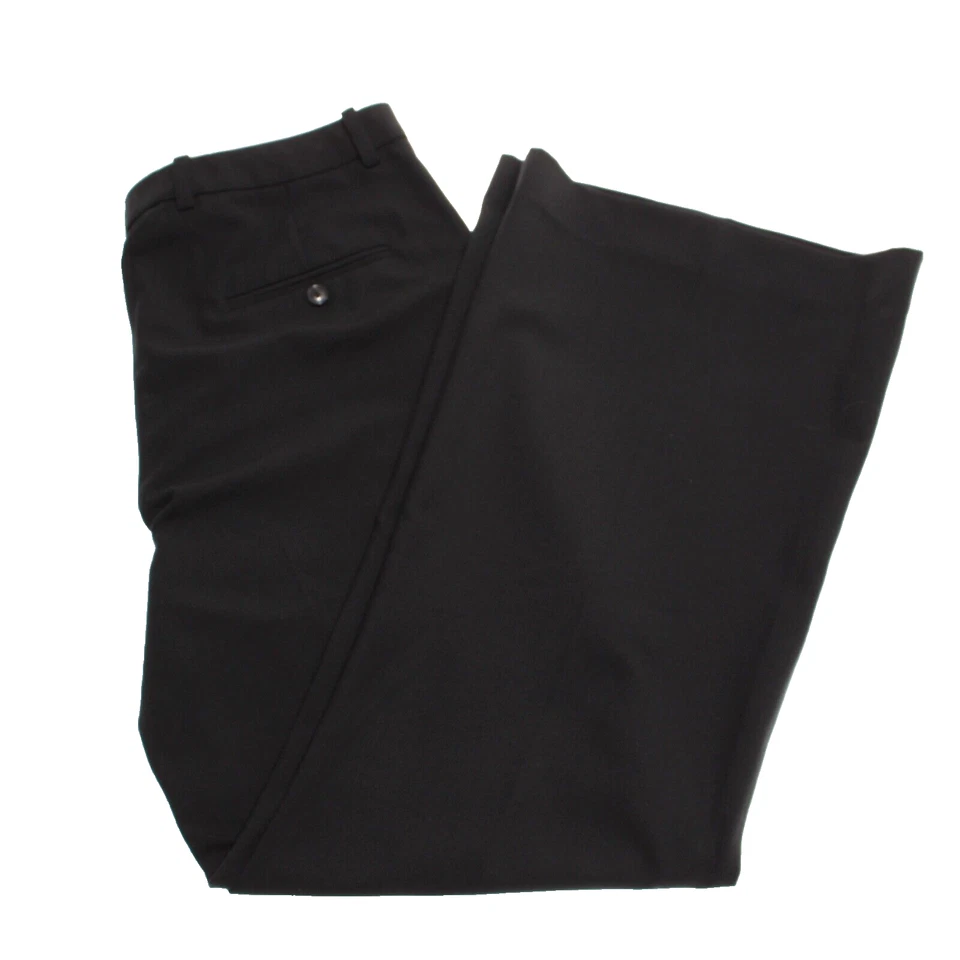 Pantalones de vestir 3.1 Phillip Lim nuevos con etiquetas talla 10 US pantalón acampanado en mezcla de poliéster negro Foto 2 de 4