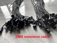 10 sets 16ft 5m Outdoor stage Lights Power Cable DMX cable DJ Disco Party event