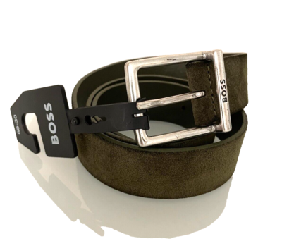 NWT HUGO BOSS Leather/Suede Belt Handmade Italy Women display picture 2