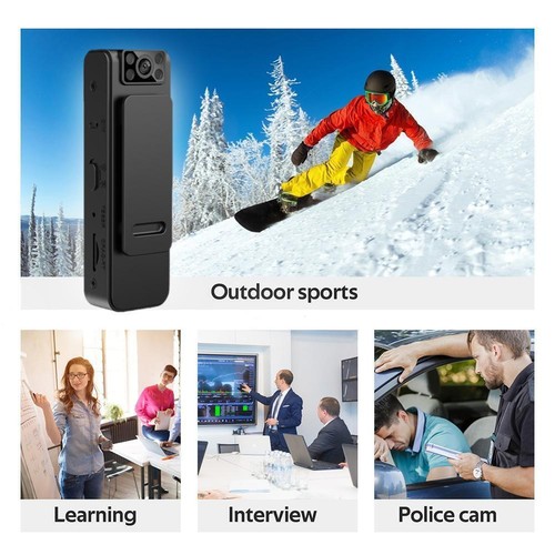 Portable Mini Camera HD 1080P Body Wearable Cam Camcorder Video Recorder C5U4 - Bild 8 von 20